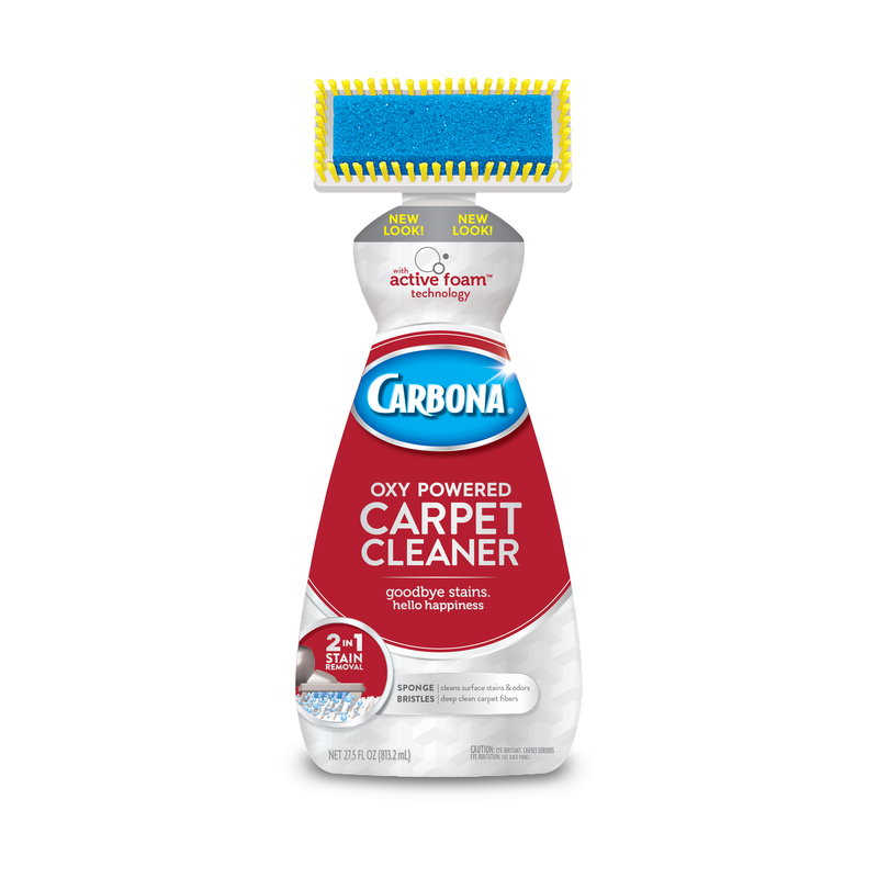 Carpet and Upholstery Cleaner, Carbona, 27.5 oz, Fluid, Scented, Clear - 1