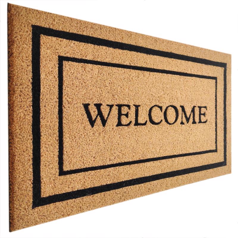 Coir Door Mat, First Concept, 18 in x 30 in, Rectangular, Coir Surface, Black/Brown - 3