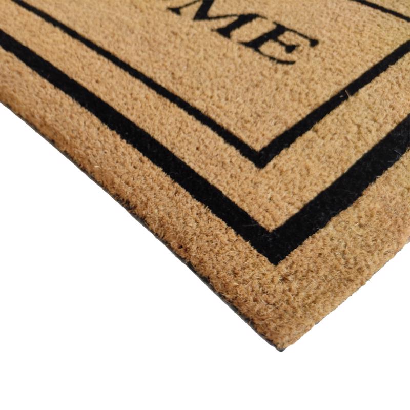 Coir Door Mat, First Concept, 18 in x 30 in, Rectangular, Coir Surface, Black/Brown - 4