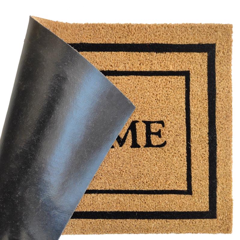 Coir Door Mat, First Concept, 18 in x 30 in, Rectangular, Coir Surface, Black/Brown - 5