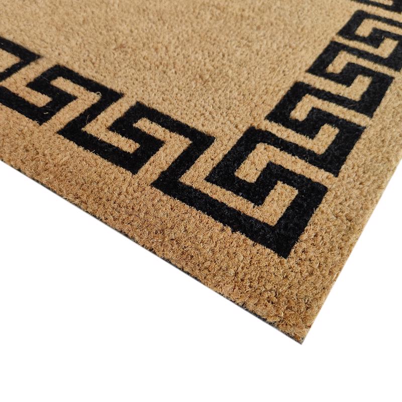 Coir Door Mat, First Concept, 18 in x 30 in, Rectangular, Greek Key Border Pattern, Coir Surface - 3
