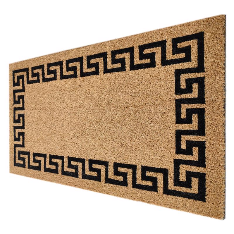 Coir Door Mat, First Concept, 18 in x 30 in, Rectangular, Greek Key Border Pattern, Coir Surface - 4