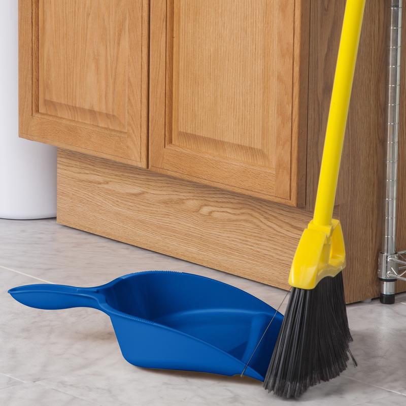 Dustpan, Sterilite, 13.63 in L, 11.13 in W, Polypropylene, Blue - 2