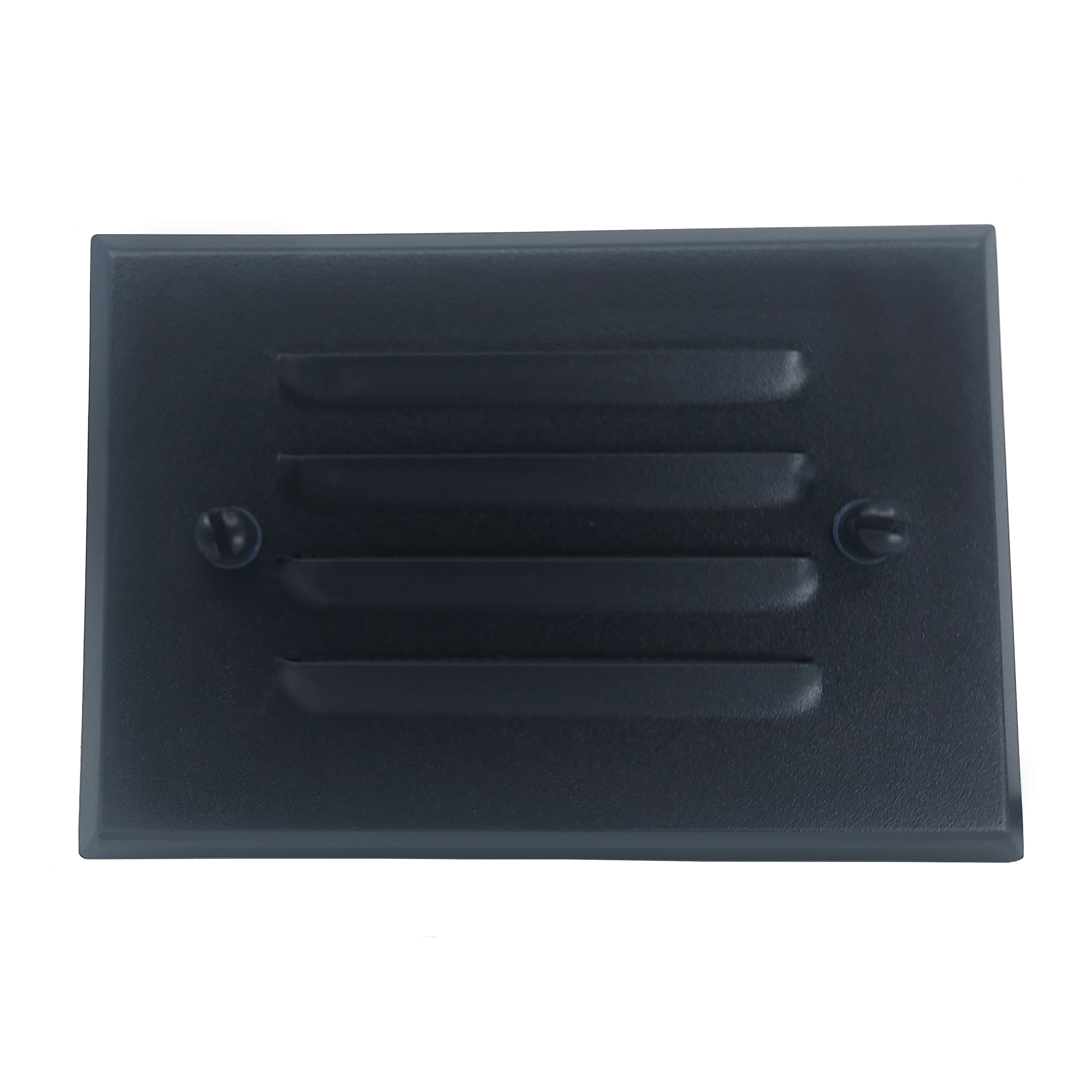 Metal Louvered Low Voltage Deck Light, Moonrays, Black - 3