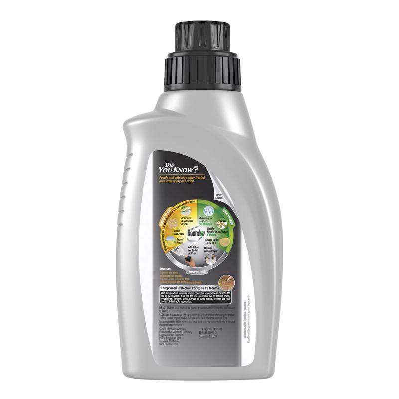 Concentrated Weed & Grass Killer, Roundup, 32 oz - 2