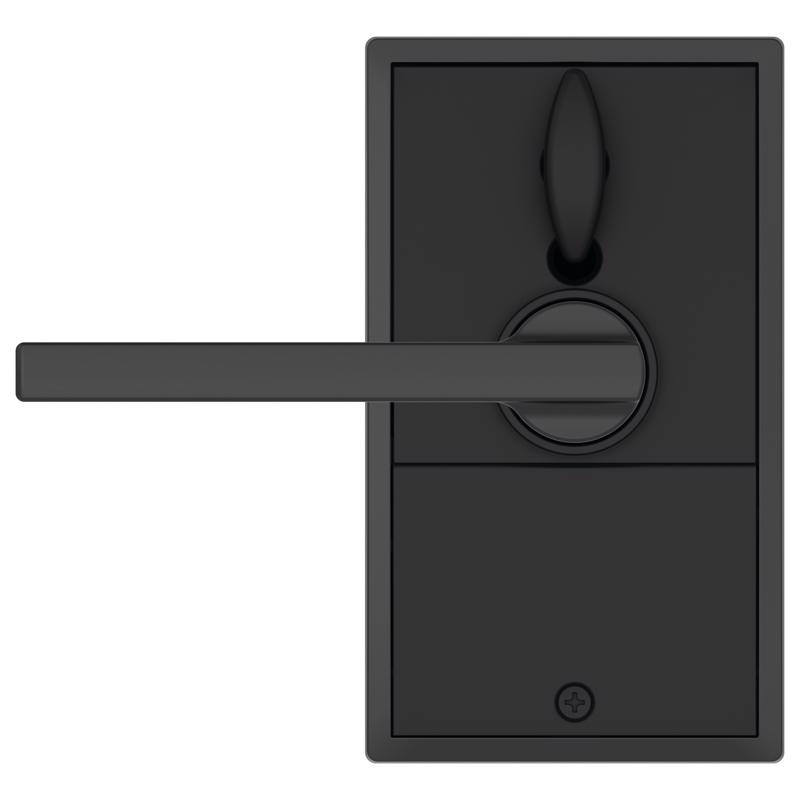 Keyless Century Entry Lock, Schlage, Matte Black - 3