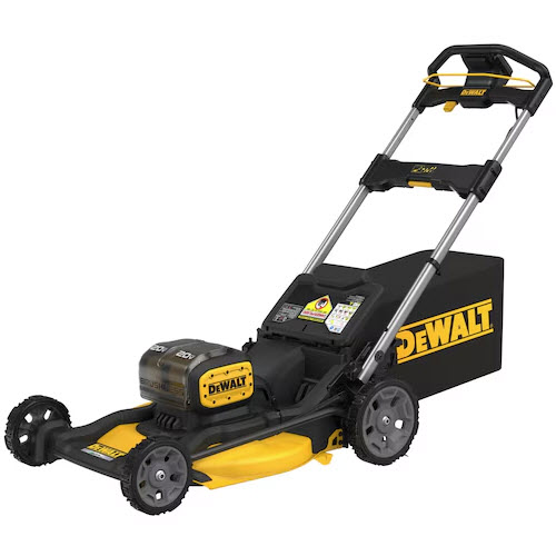 Cordless Push Mower Kit, Dewalt, MAX XR, 2 x 10 Ah, 20V, 21 in W Cutting, 2 Batteries & Charger Included - 1