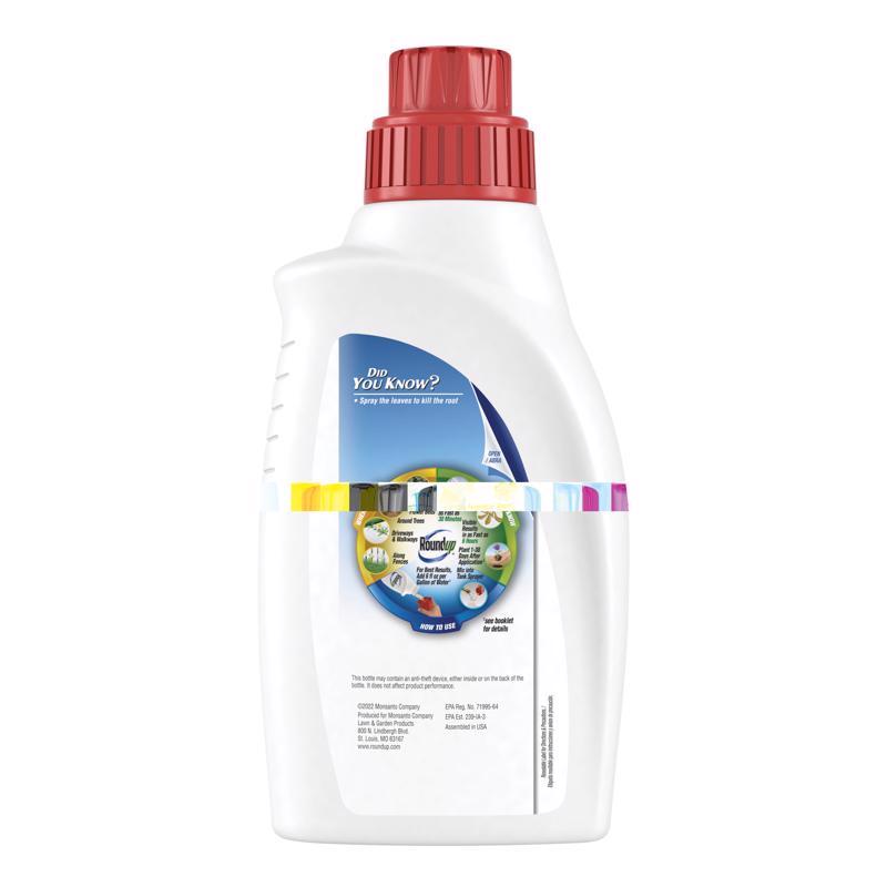 Weed & Grass Killer Concentrate, Roundup, 35.2 oz - 2
