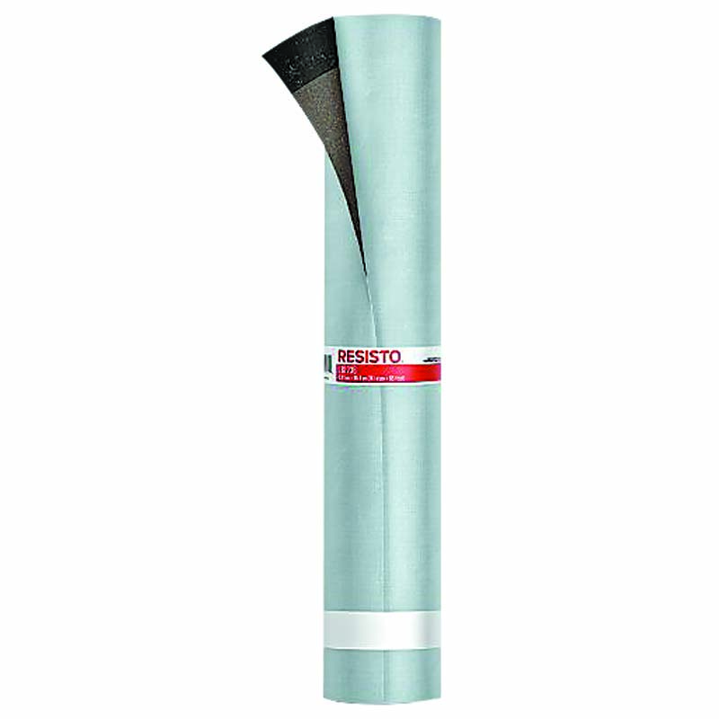 Roofing Granular Underlayment, Resisto, Self-adhesive Membrane, Ice & Water Eave Protector, 36 in W x65 Ft L. - 1