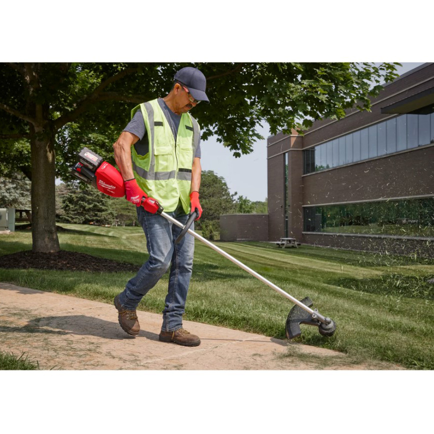 M18 Cordless String Trimmer Kit, Milwaukee, (2) 8 Ah, 18 V, Lithium-Ion, 17 in Dia Cut - 3