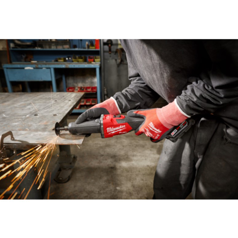 Cordless 1/4 in Die Grinder, Milwaukee, M18 Fuel, Tool Only - 3