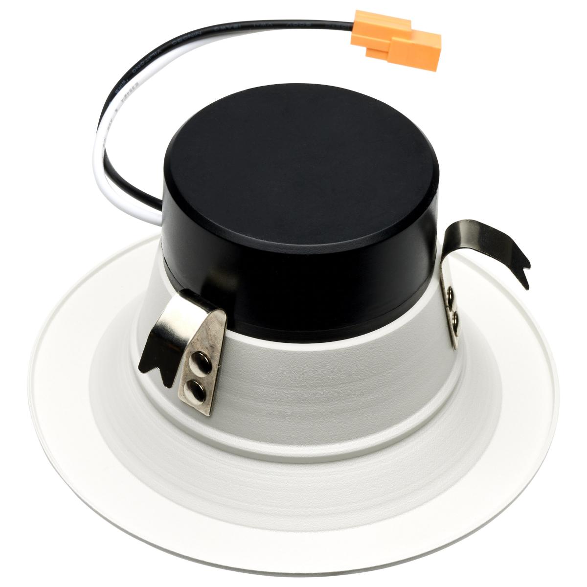LED Retrofit Downlight, Satco, 4 in, SMART Wi-Fi, 650 Lumens, CCT, White - 2