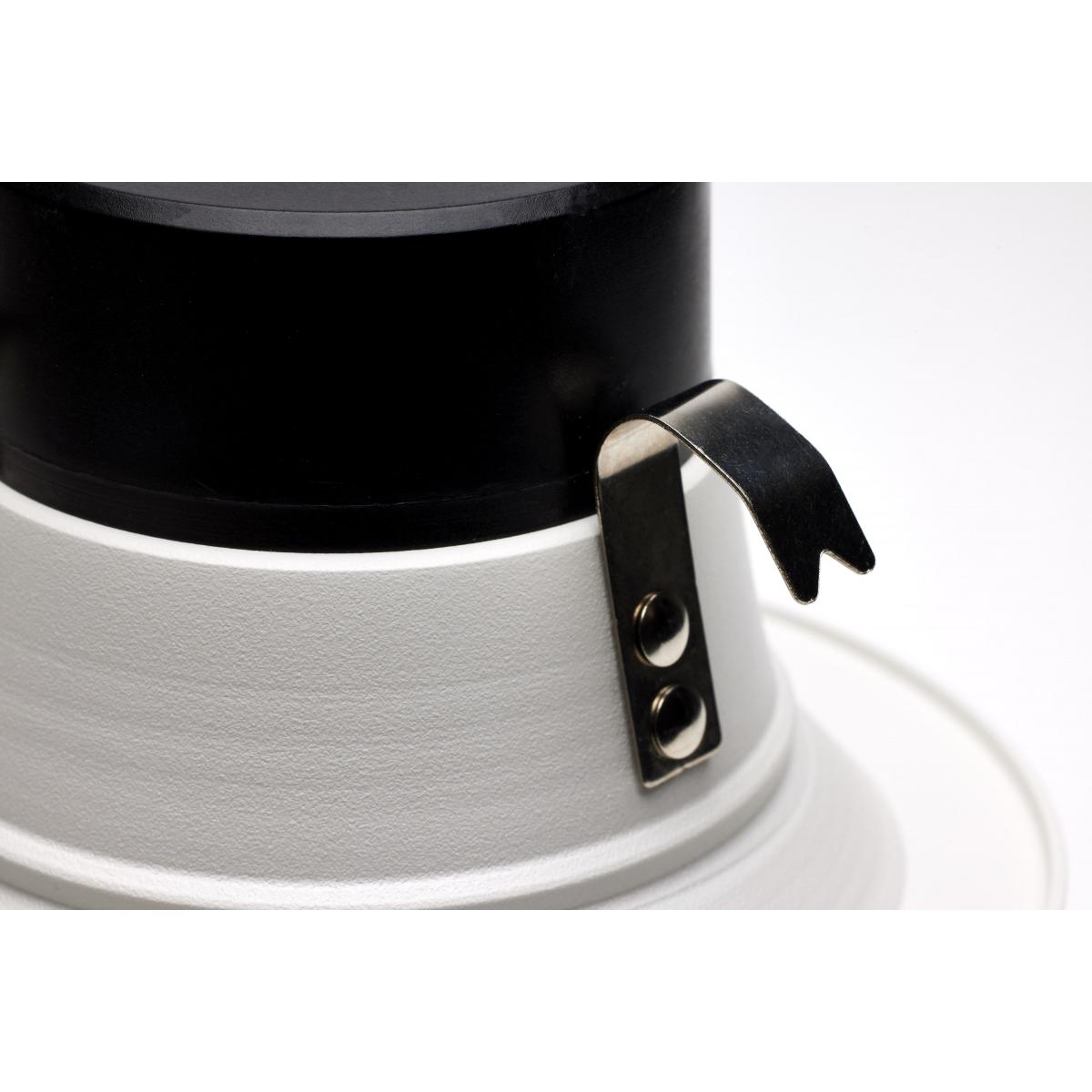 LED Retrofit Downlight, Satco, 4 in, SMART Wi-Fi, 650 Lumens, CCT, White - 4