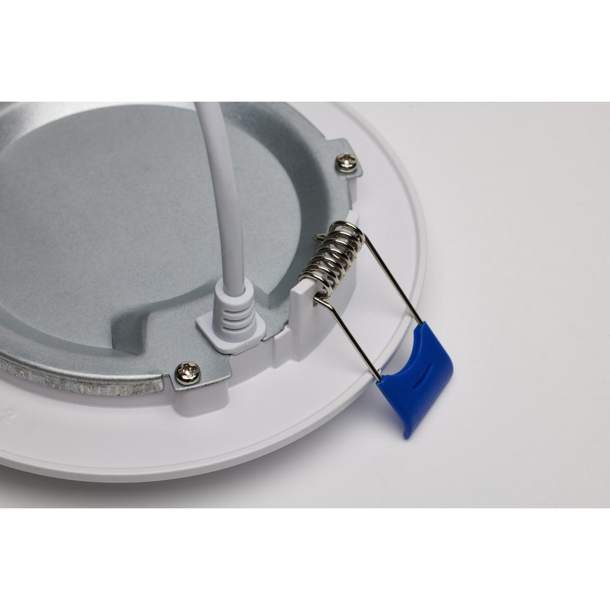 LED Downlight, Satco, Direct Wire, 4 in, 45 Watt Equivalent, SMART Wi-Fi, 540 Lumen, CCT, White - 3