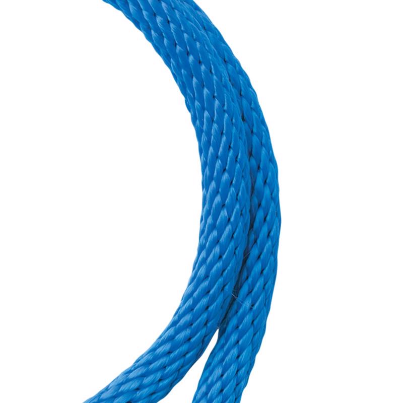 Rope, Koch, 1/2 in Dia, 35 ft L, Polypropylene, Blue - 2