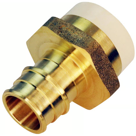 3/4 in Expansion PEX, Apollo, 3/4 in Brass Barb x 3/4 in CPVC Straight Adapter - 2