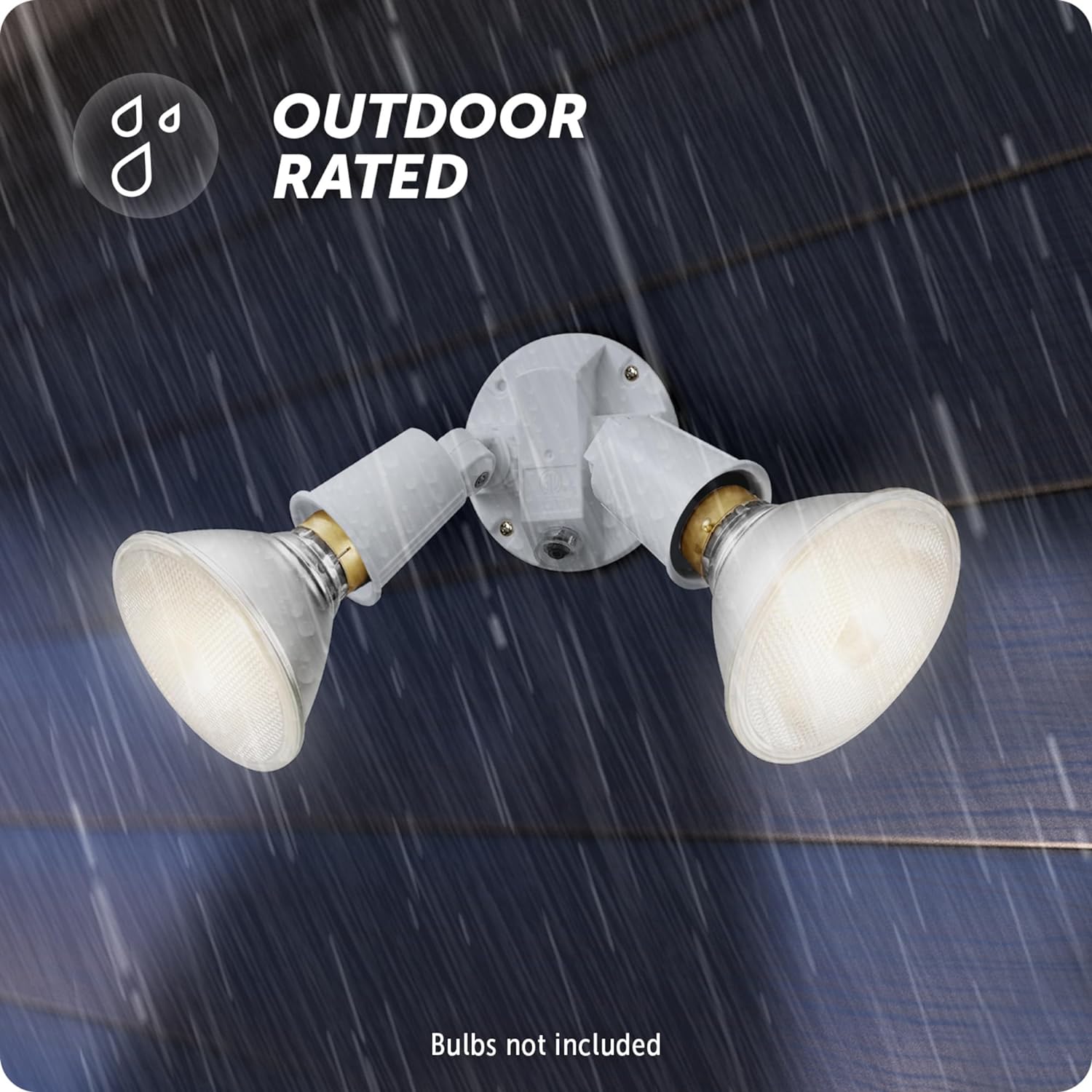 Security Light, Globe, Dusk-to-Dawn Activation, White - 5