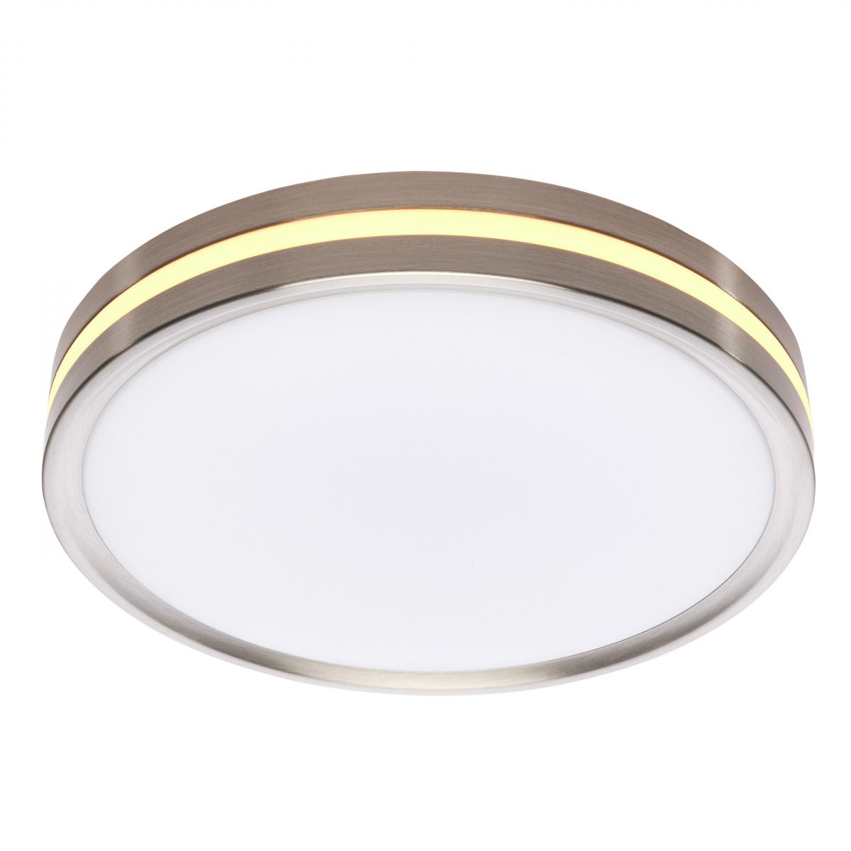 Flush Ceiling Light, Nuvo Lighting, Integrated LEDs, CCT, Brushed Nickel, 11 in W - 2