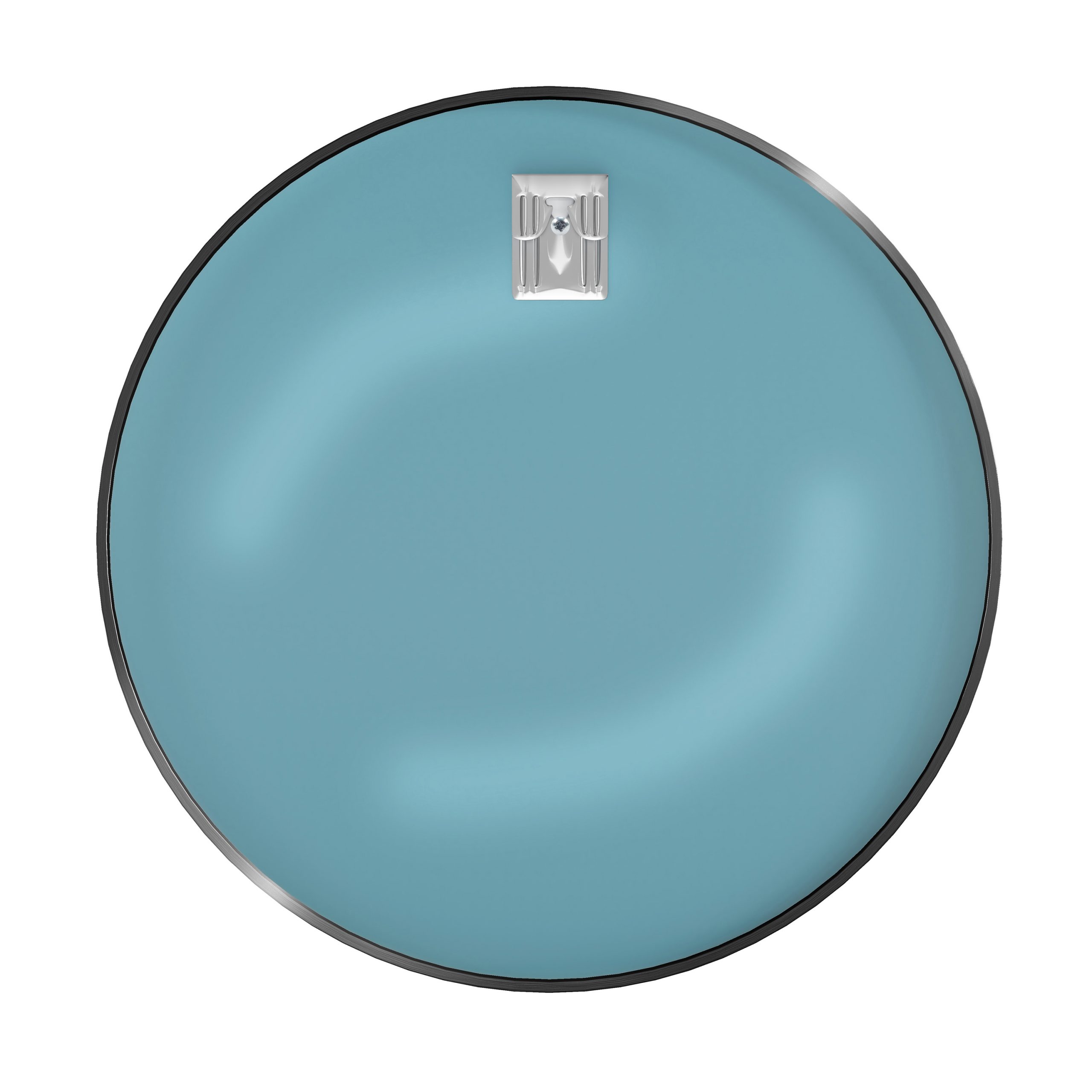 Round Wall Mirror, Craft + Main, 32 in Dia, Brushed Black - 2