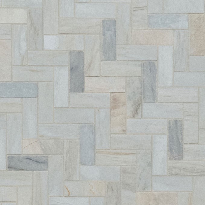 Angora Mosaic Tile, Msi, Stone, Herringbone - 2