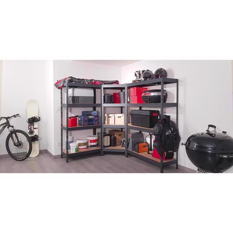 Garage 4-Tier Storage Shelf, Ar Shelving, 2000 lb Capacity, 71 in H, 36 in L, 18 in W - 4