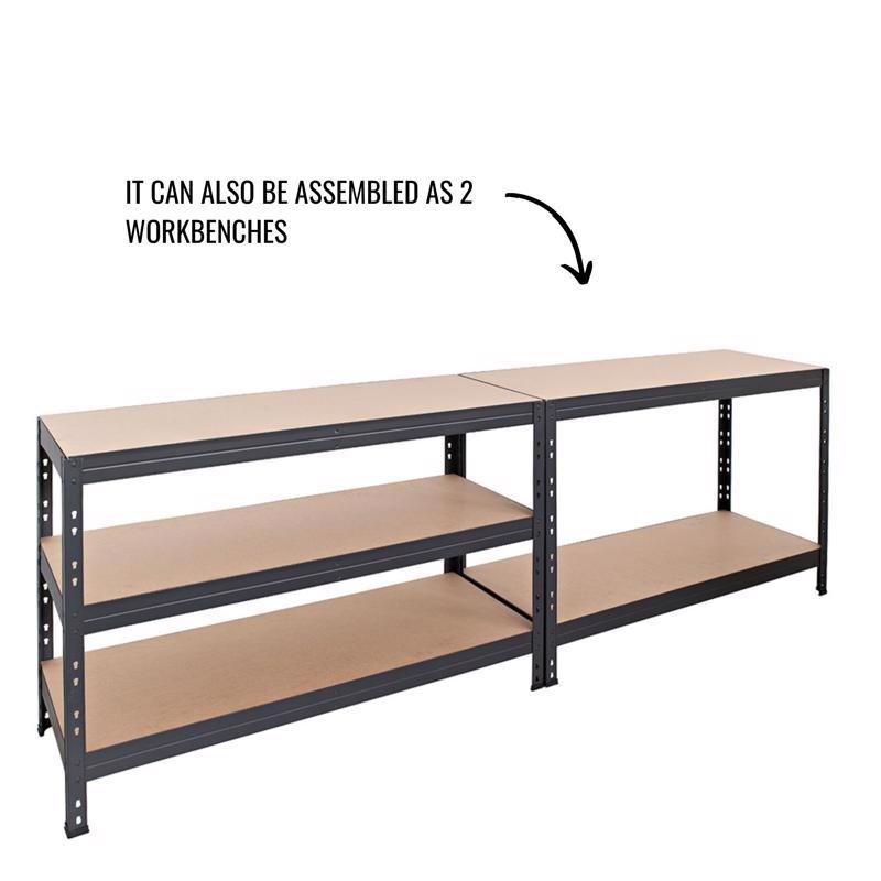 Garage 5-Tier Storage Shelf, Ar Shelving, 5000 lb Capacity, 71 in H, 47 in L, 24 in W - 3
