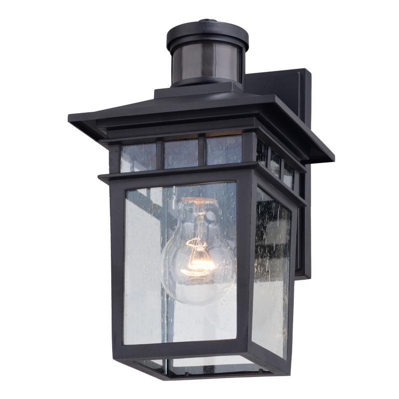 Ridge 11 in Motion-Activated Lantern, Vaxcel, Black - 2