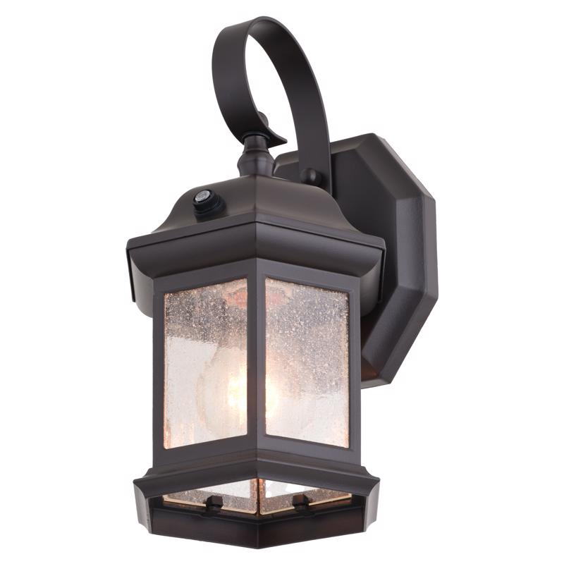 Wellington Outdoor Wall Lantern, Vaxcel, 11 in H, Bronze - 2