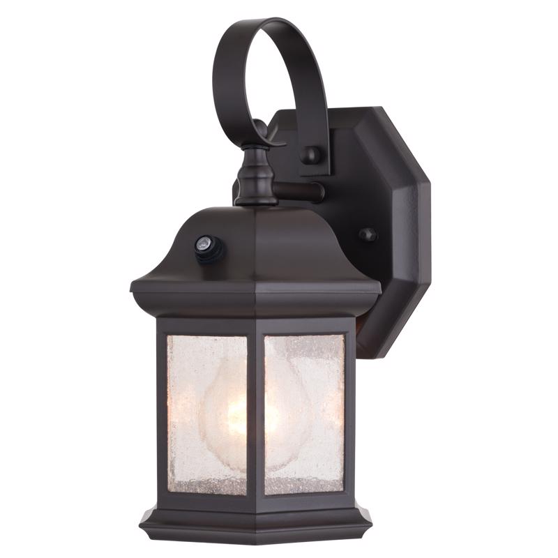 Wellington Outdoor Wall Lantern, Vaxcel, 11 in H, Bronze - 3