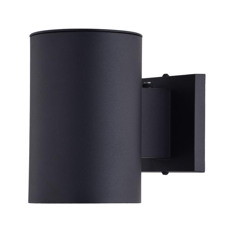 Chiasso Outdoor Wall Lantern, Vaxcel, 1-Light, 8 in H, Black - 2