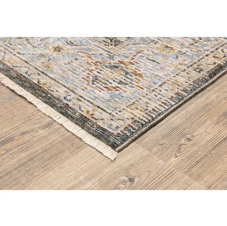 Maharaja Area Rug, Oriental Weavers, Beige/Gray, 7 ft 10 in W, 10 ft 10 in L - 2