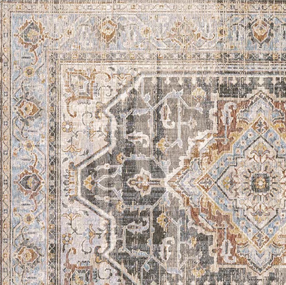 Maharaja Area Rug, Oriental Weavers, Beige/Gray, 7 ft 10 in W, 10 ft 10 in L - 3