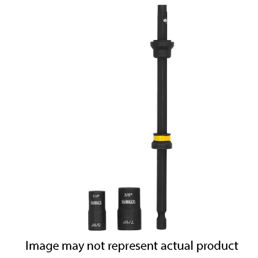4-in-1 Doubled Ended Nut Driver, Dewalt, 6 in L, SAE - 2