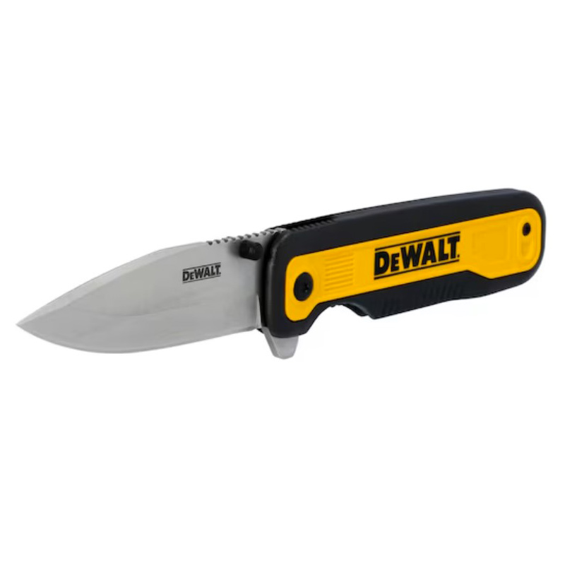 Drop Point Pocket Knife, Dewalt, Stainless Steel Blade - 2