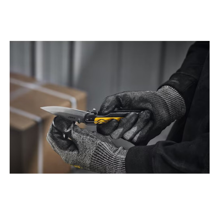 Drop Point Pocket Knife, Dewalt, Stainless Steel Blade - 5