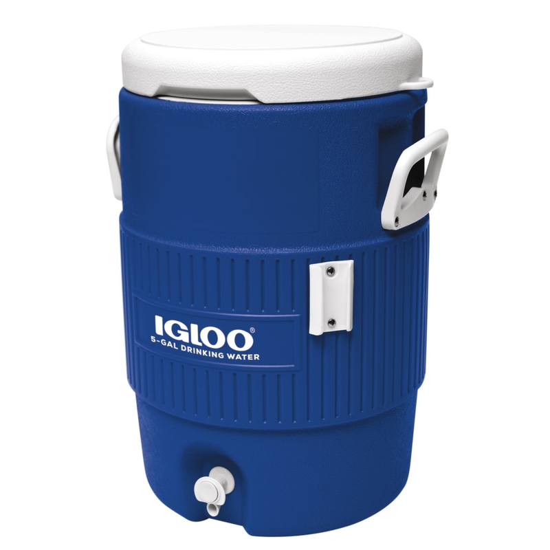 Water Cooler With Disposable Cup Dispenser, Igloo, 5 Gal, Blue - 2