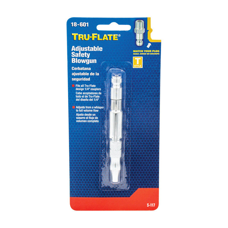 Blow Gun, Tru-Flate, Safety, Adjustable, Straight - 1