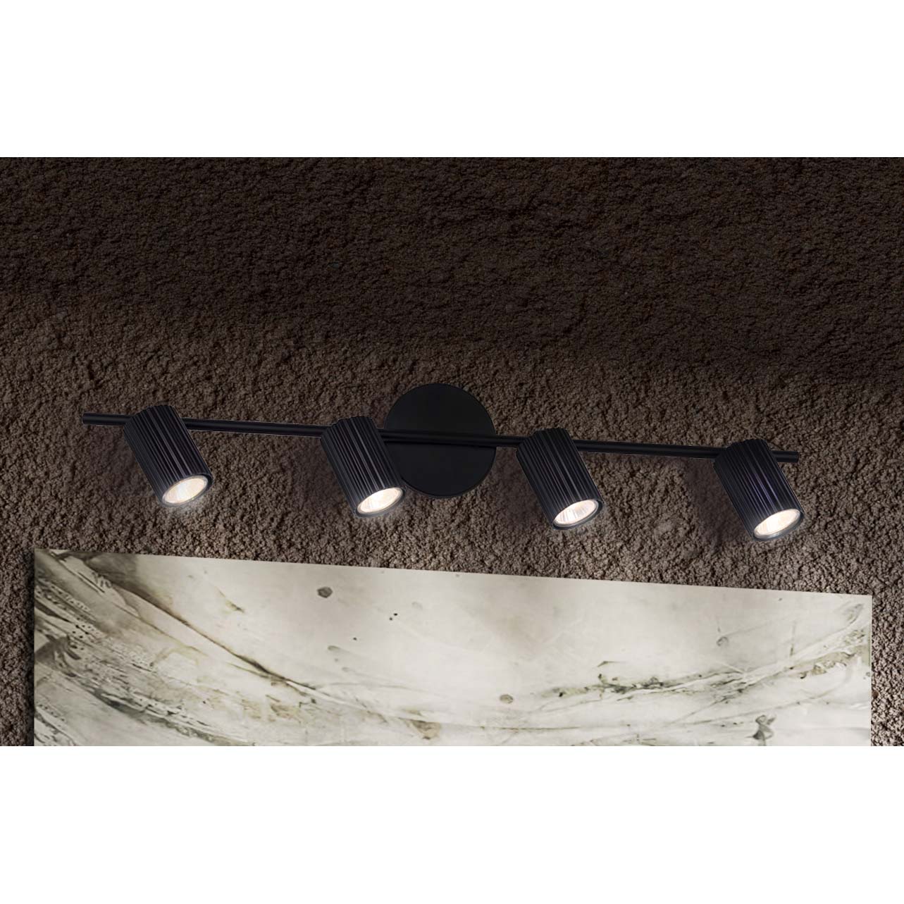 Led Track Light, Canarm, Rexton, 4-Light, 29 in W, Matte Black - 3