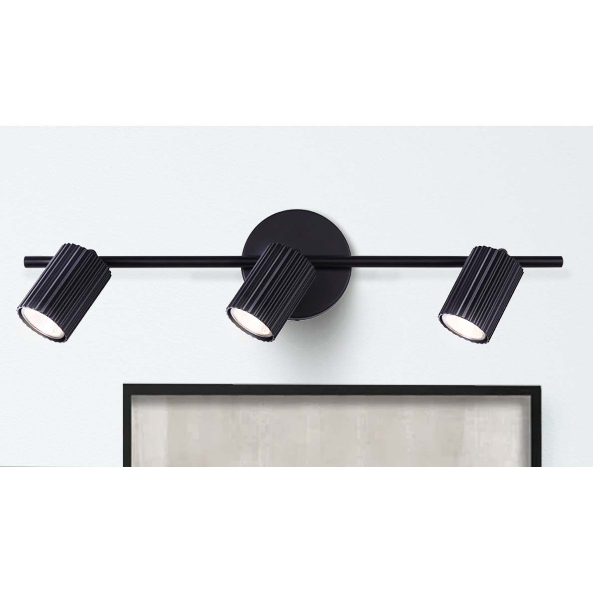 Led Track Light, Canarm, Rexton, 3-Light, 22-1/2 in W, Matte Black - 3