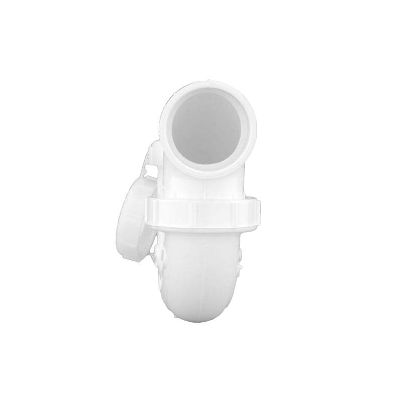 PVC/DWV P-Trap, Hub/Slip, 1 1/2IN, Charcrust - 2