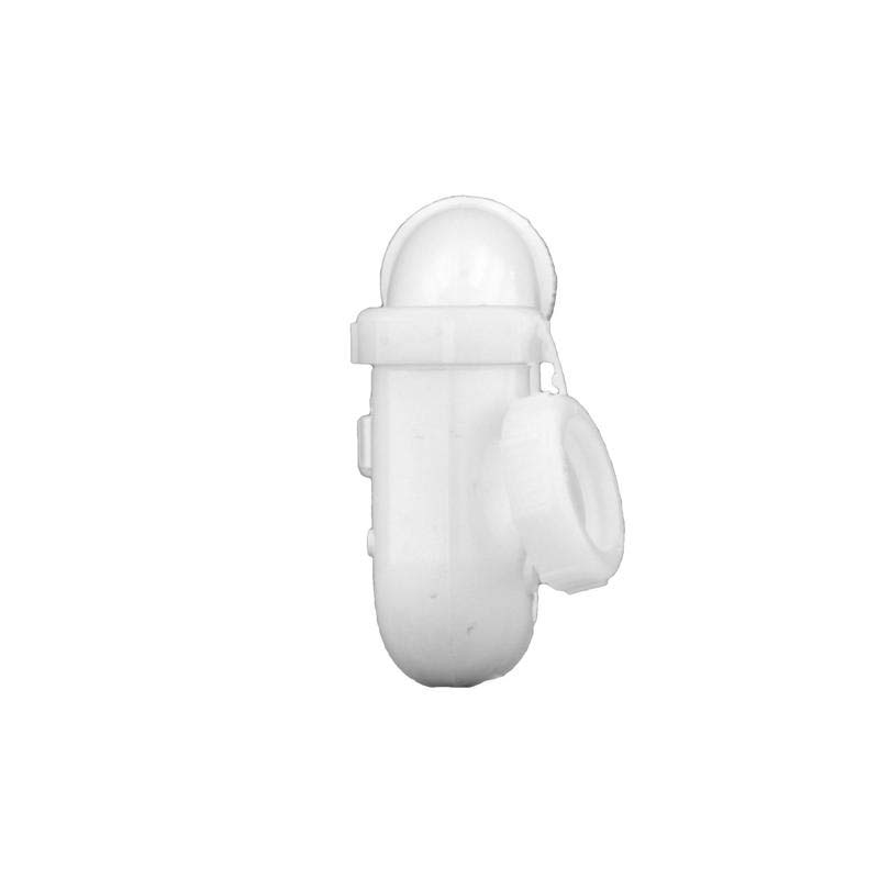 PVC/DWV P-Trap, Hub/Slip, 1 1/2IN, Charcrust - 3