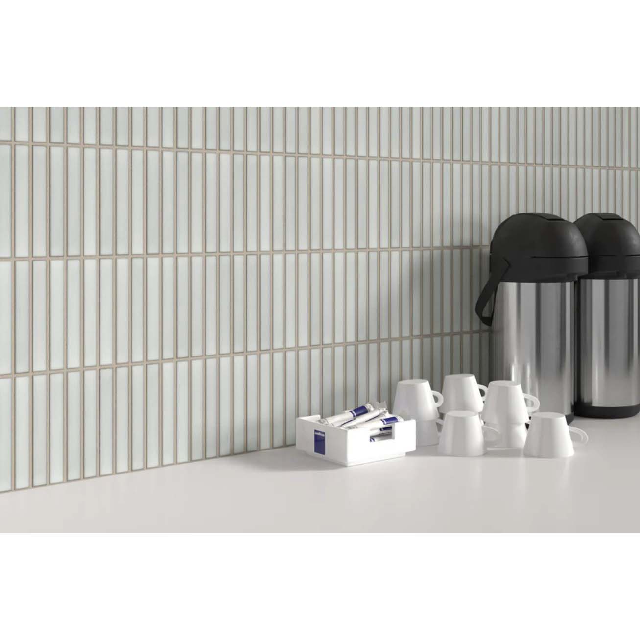 Emser Souvenir Mosaic Tile, Emser Tile, Ceramic Porcelain, Linear, 12 in L, 12 in W - 2