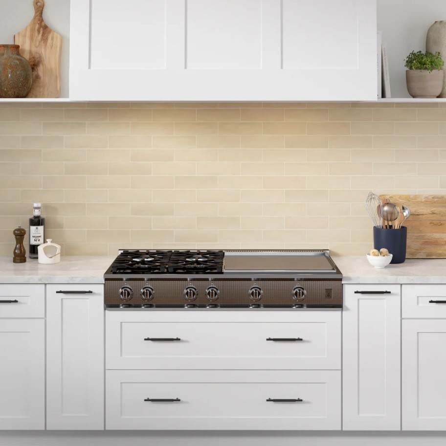 Emser Hues Tile, Emser Tile, 3 in W x 10 in L, Linen - 2
