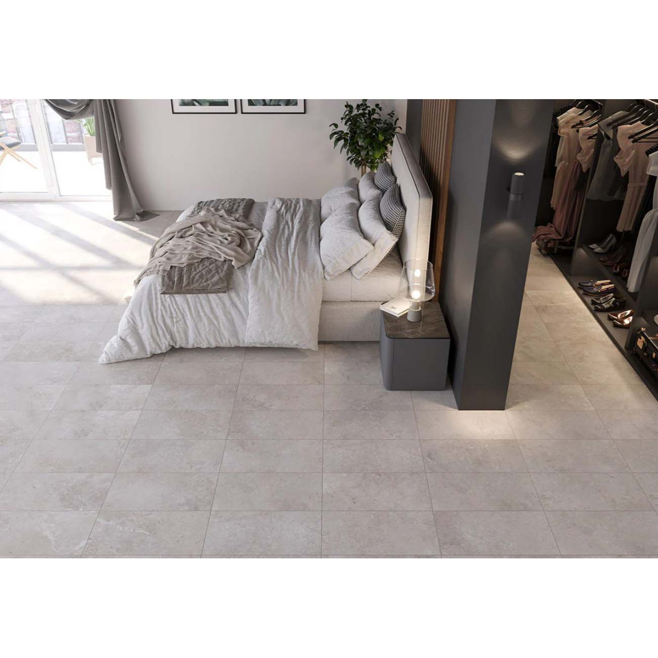 Emser Culver Floor Tile, Emser Tile, 12 in W x 24 in L, Sand - 2