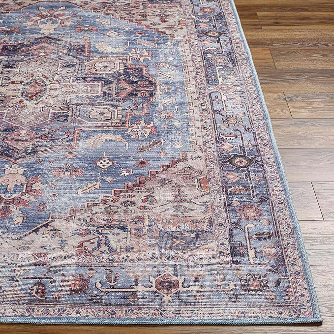 Amelie Area Rug, Surya, Blue, 2 ft W, 2 ft 11 in L - 2