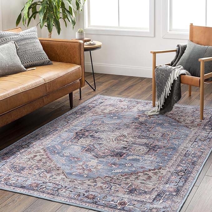 Amelie Area Rug, Surya, Blue, 2 ft W, 2 ft 11 in L - 4