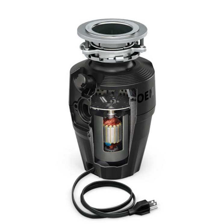 Garbage Disposal, Moen, Prep Series, 1/2 hp - 2