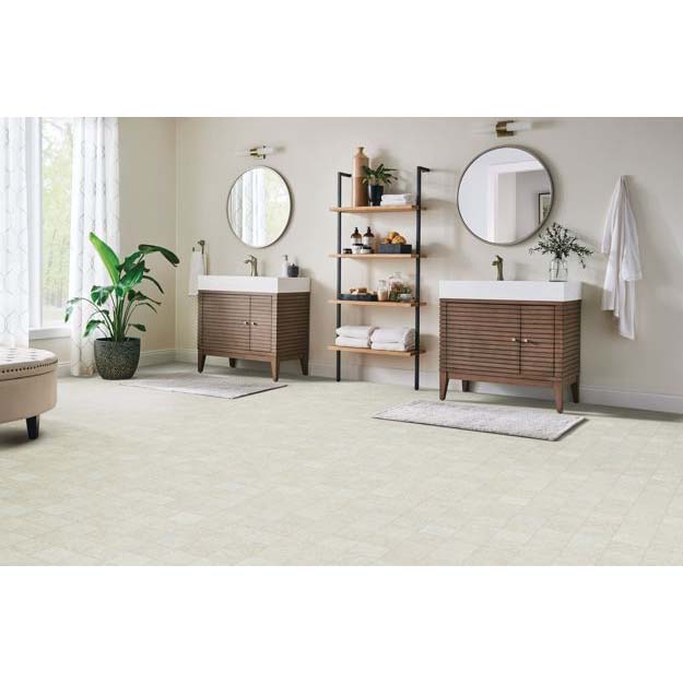 Sheet Vinyl Flooring, Armstrong, StrataMax Pro, Pacific Stone, Buff, 6 ft x Cut to Length - 2
