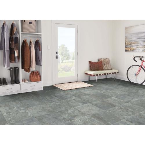 Sheet Vinyl Flooring, Armstrong, StrataMax Pro, Gray Glacier, 6 ft x Cut to Length - 2