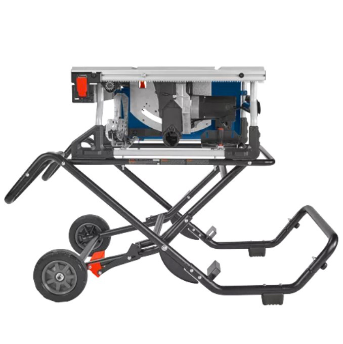 10 in Table Saw, Bosch, Gravity-Rise Wheeled Stand, 15-Amp - 2